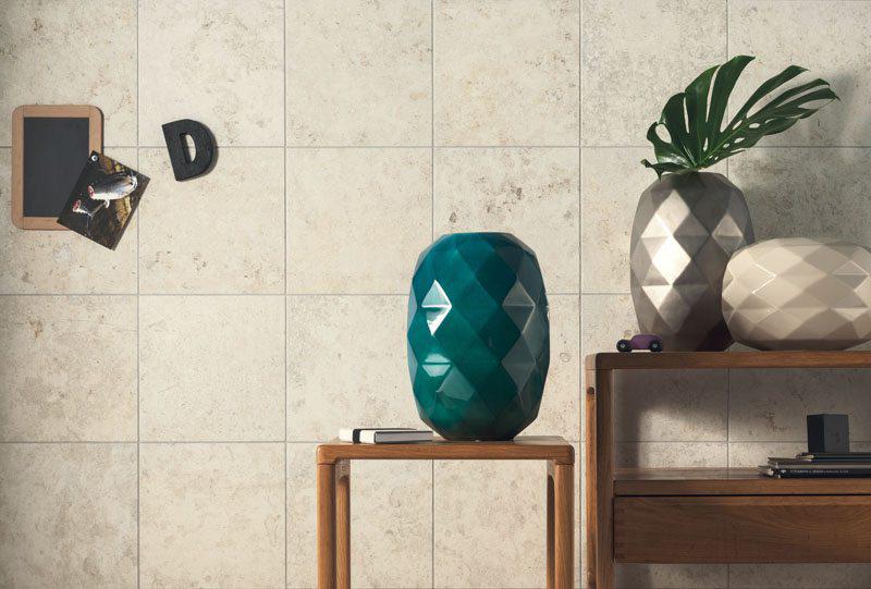 Trace Mineral White 18x18 Porcelain  Tile