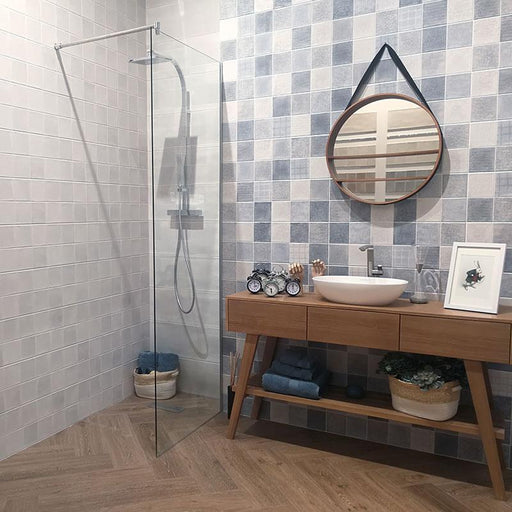 Trapani Art Azul 10x28 Ceramic  Tile