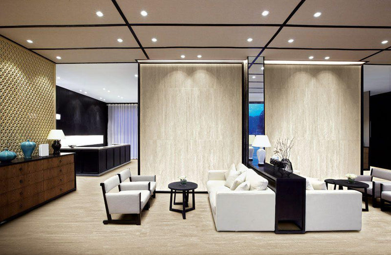 Travertini Bianco 18x36 Porcelain  Tile