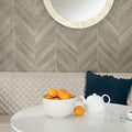Trellis Oak Smoke Deco Matte 18x36 Porcelain  Tile