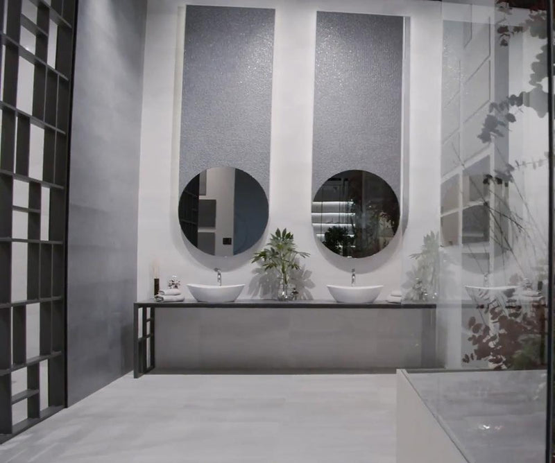 Tri Arc Acero Glossy, Textured 12x36 Ceramic  Tile