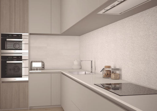 Tri Arc Blanco Glossy, Textured 12x36 Ceramic  Tile