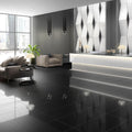 Trinity Lux Black 12x24 Porcelain  Tile