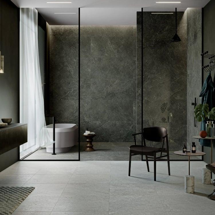 Unica Carbon Anti-Slip 24x48 Porcelain  Tile