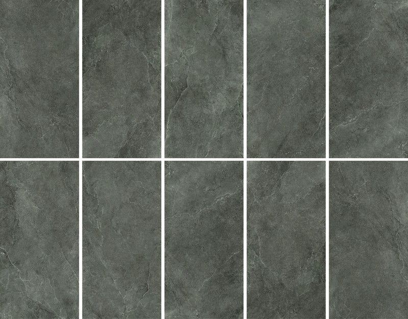 Unica Carbon Matte 24x48 Porcelain  Tile