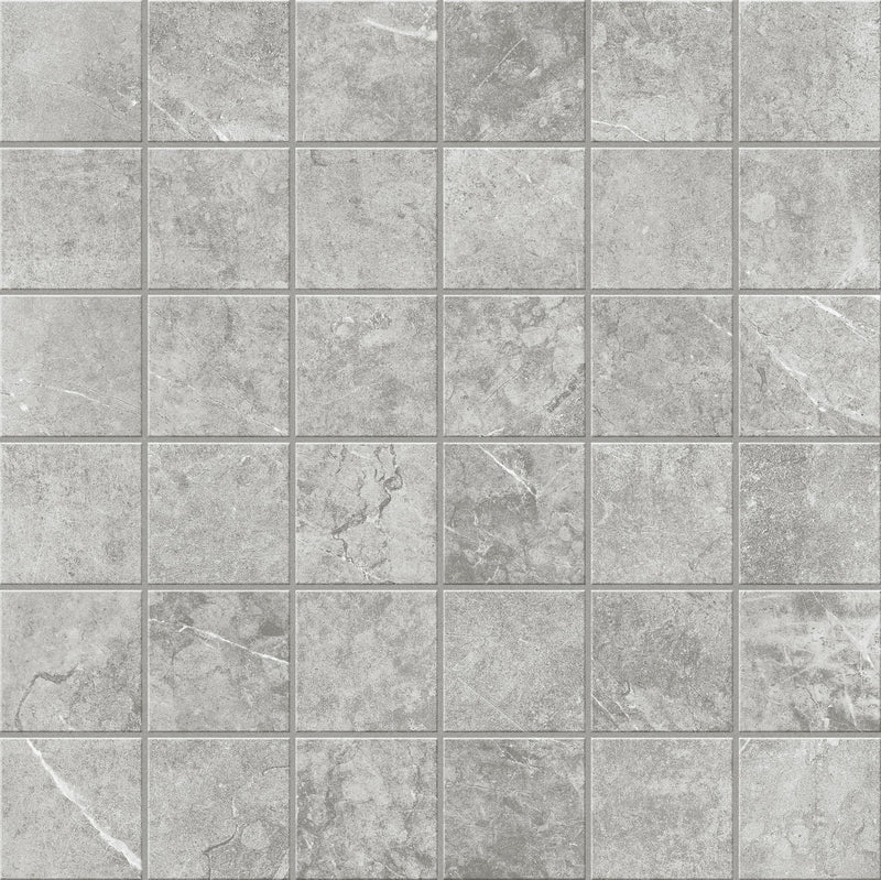 Unicom Evostone Mist 2x2 Square  Ceramic  Mosaic