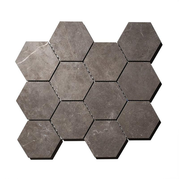 Unicom Evostone Natural Hexagon  Ceramic  Mosaic