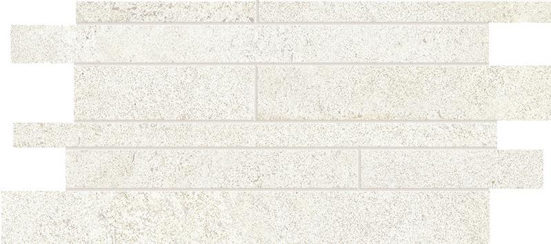 Unicom Loire Blanc Random Linear  Ceramic  Mosaic