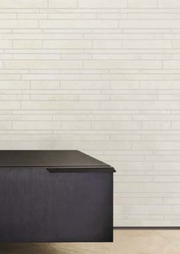 Unicom Loire Blanc Random Linear  Ceramic  Mosaic