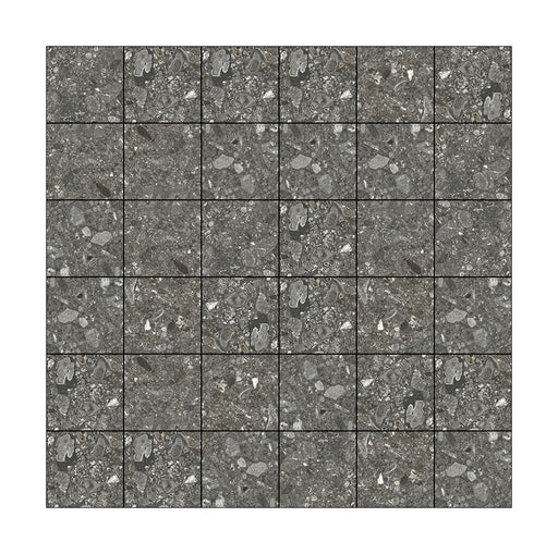 Unicom Pietra Di Gre Antracite 2x2 Square  Ceramic  Mosaic