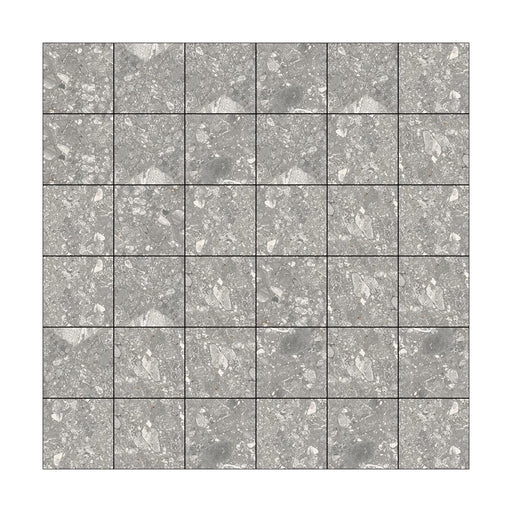 Unicom Pietra Di Gre Grigio 2x2 Square  Ceramic  Mosaic