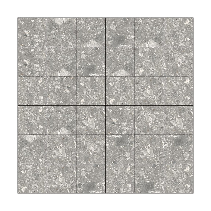 Unicom Pietra Di Gre Grigio 2x2 Square  Ceramic  Mosaic