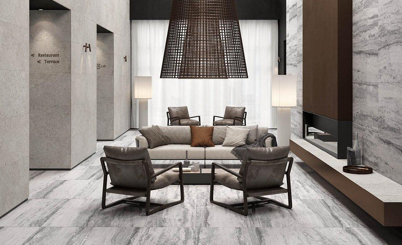 Unicom Sky Glace Polished 24x48 Ceramic  Tile