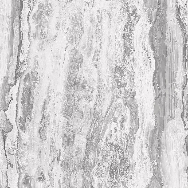 Unicom Sky Gris Polished 3x24 Ceramic Surface Bullnose