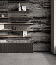 Unicom Sky Noir Polished 12x24 Ceramic  Tile