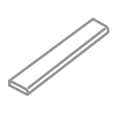 Urban 2.0 Lava Grey Honed 3x24 Porcelain Bullnose