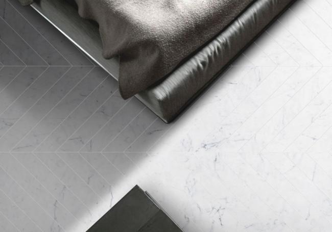 Vallelunga Carrara Polished 3x24 Porcelain  Tile