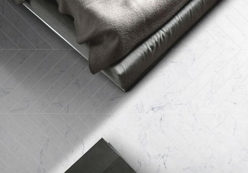 Vallelunga Carrara Polished 3x24 Porcelain  Tile