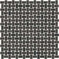 Vallelunga Petra Noire 0.5x1 Basketweave Natural Porcelain  Mosaic