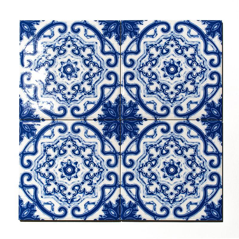 Valsecchia Maioliche Deco 19 6x6 Porcelain  Tile