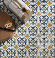 Valsecchia Maioliche Deco 3 6x6 Porcelain  Tile