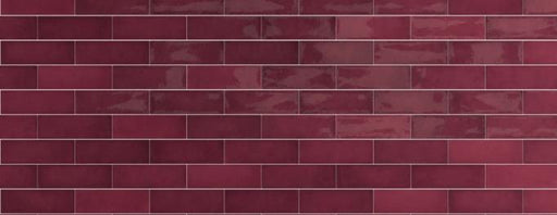 Village Aubergine Glossy 2.5x8 Ceramic  Tile