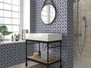 Village Caleta Blue 6x6 Porcelain  Tile