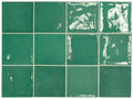 Village Esmerald Green Glossy 5x5 Ceramic  Tile