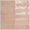 Village Rose Gold Glossy 2.5x8 Ceramic  Tile