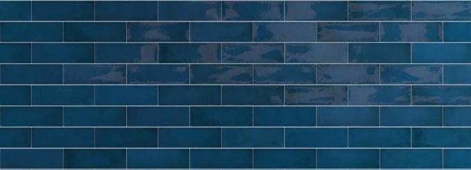 Village Royal Blue Glossy 2.5x8 Ceramic  Tile