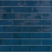 Village Royal Blue Glossy 2.5x8 Ceramic  Tile