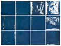 Village Royal Blue Glossy 5x5 Ceramic  Tile