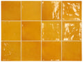 Village Tuscany Gold Glossy 5x5 Ceramic  Tile