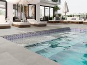 Village Villena Blue 6x6 Porcelain  Tile