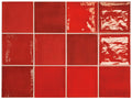 Village Volcanic Red Glossy 0.5x8 Ceramic Jolly
