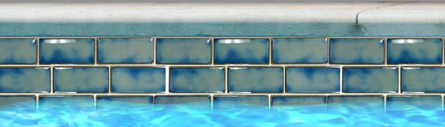 Vinta Spring Breeze 2x4 Subway Glossy, Smooth Porcelain  Mosaic