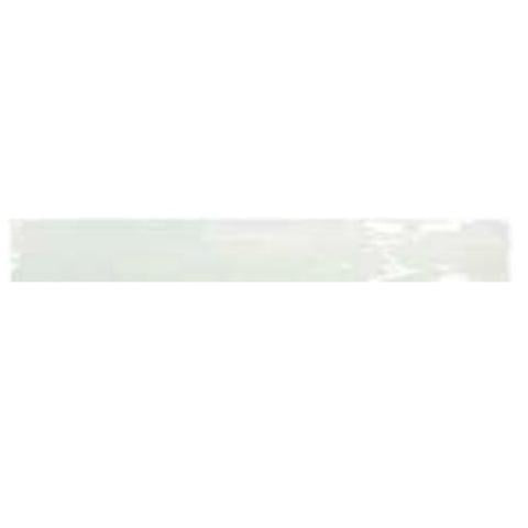 Vintage White Glossy 1x5 Ceramic Moldura