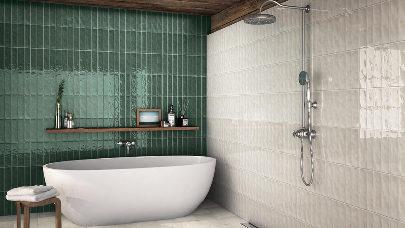 Vivace Rice Matte 9x18 Porcelain  Tile