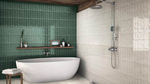 Vivace Rice Matte 9x18 Porcelain  Tile