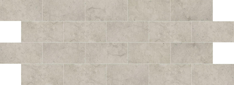 Volcanic Gray Limestone Tile 3x6 Polished   3/8 inch
