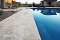 Walnut Travertine Paver - Unfilled, Honed, 1.25 inch, 16x24