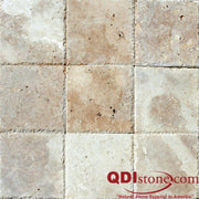 Walnut Travertine Tile 12x12 Unfilled, Honed
