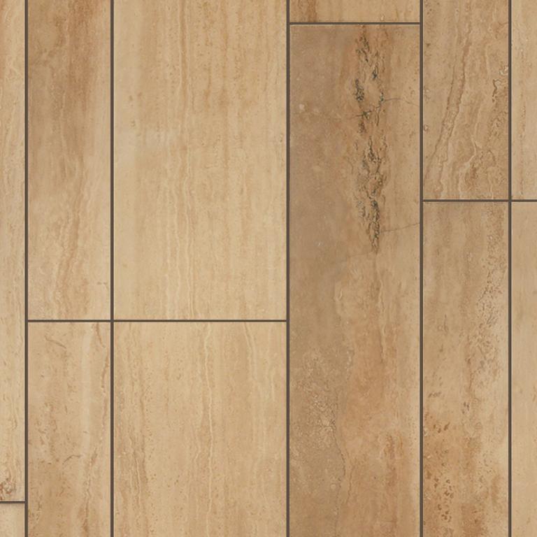 Walnut Travertine Tile 8x32 Filled, Honed