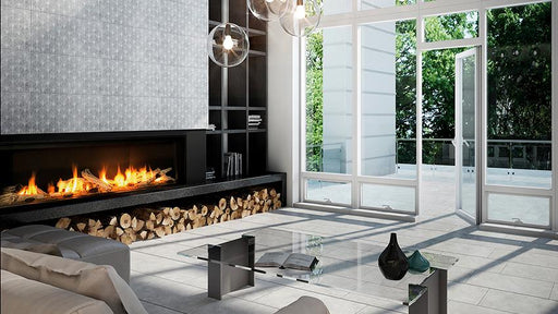 Wave Ash Fan Deco Honed 12x24 Porcelain  Tile