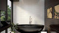 Wave Ice Fan Deco Honed 12x24 Porcelain  Tile