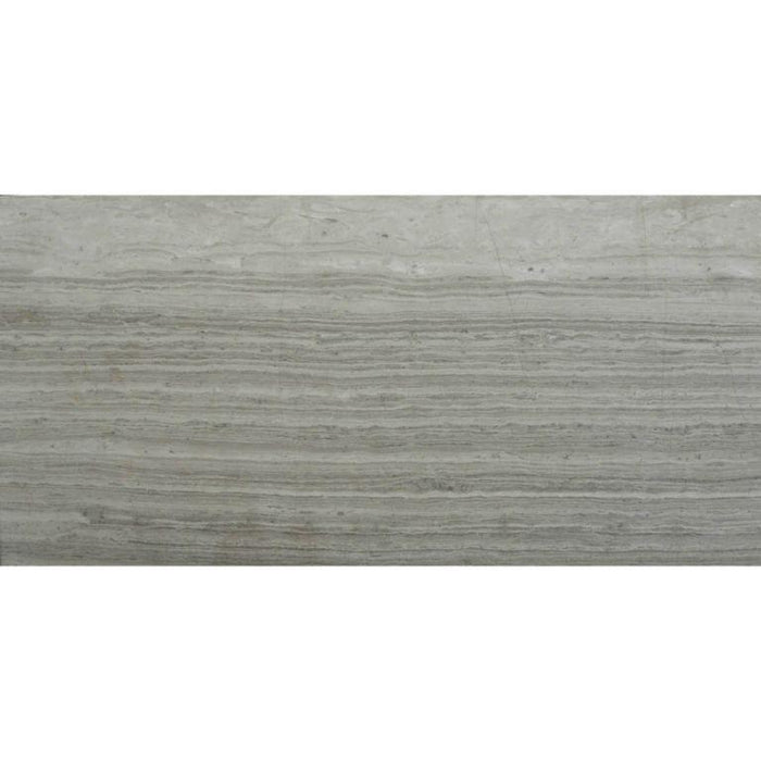 Wooden Gray Limestone Tile 12x24 Honed