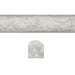 Wooden Gray Limestone Trim 12 Honed     Pencil Rail