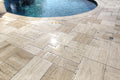 Wooden Travertine Paver Pattern Tumbled