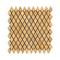Golden Sienna 1x2 Diamond Tumbled Travertine  Mosaic