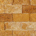 Golden Sienna 2x4 Subway Splitface Travertine  Mosaic